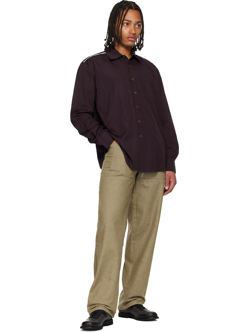 Our Legacy Burgundy Above Shirt outlook