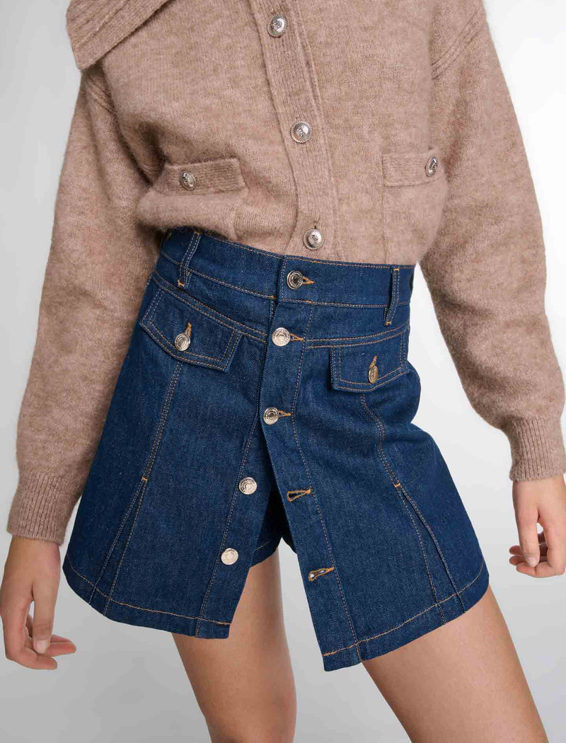 Denim skort 6