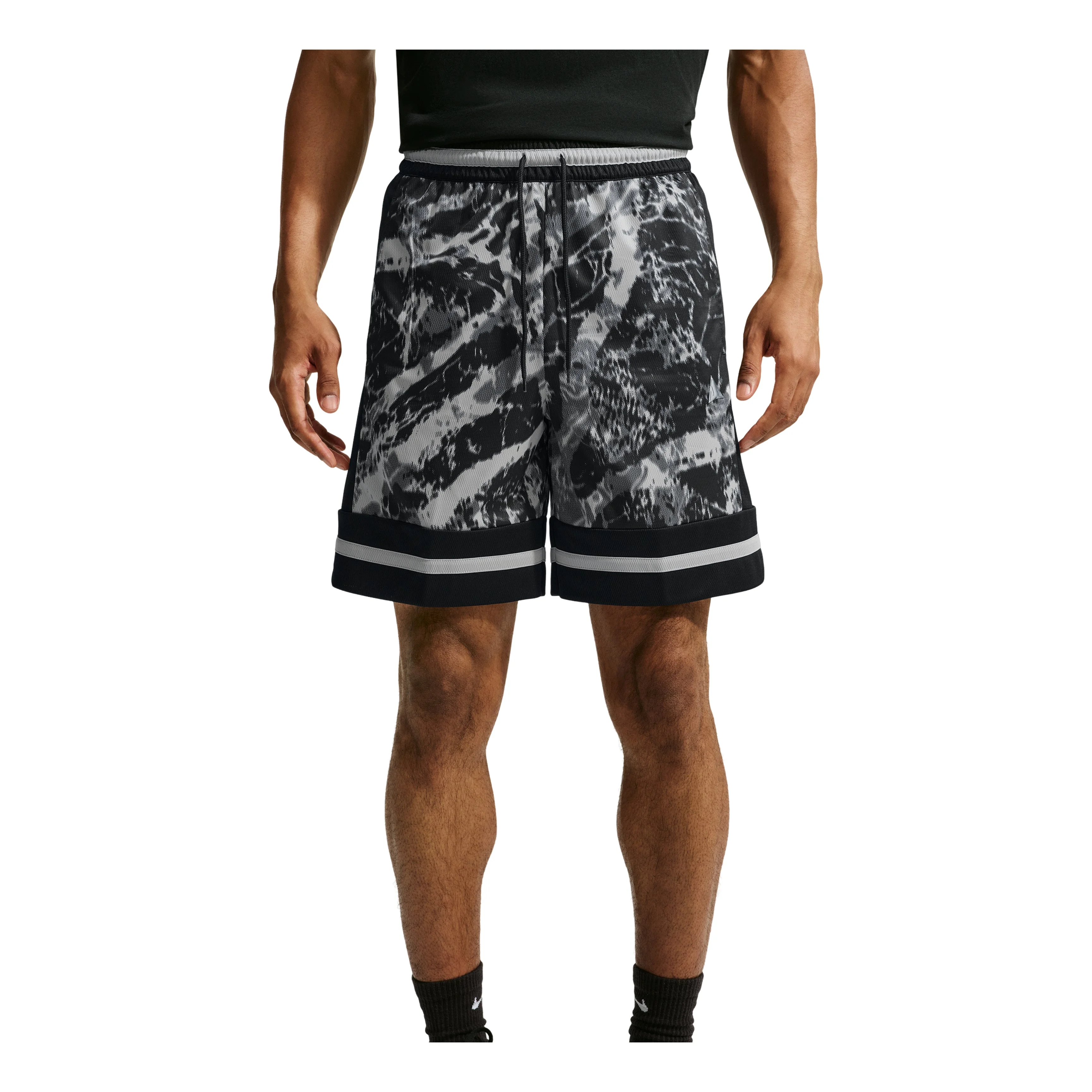 Nike x Ja 8" Dri-FIT Shorts 'Black Light Smoke Grey Metallic Silver' IM5197-010 - 1