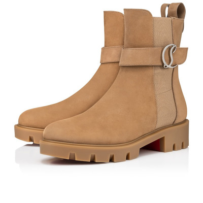 Christian Louboutin CL Chelsea Booty Lug Brown outlook