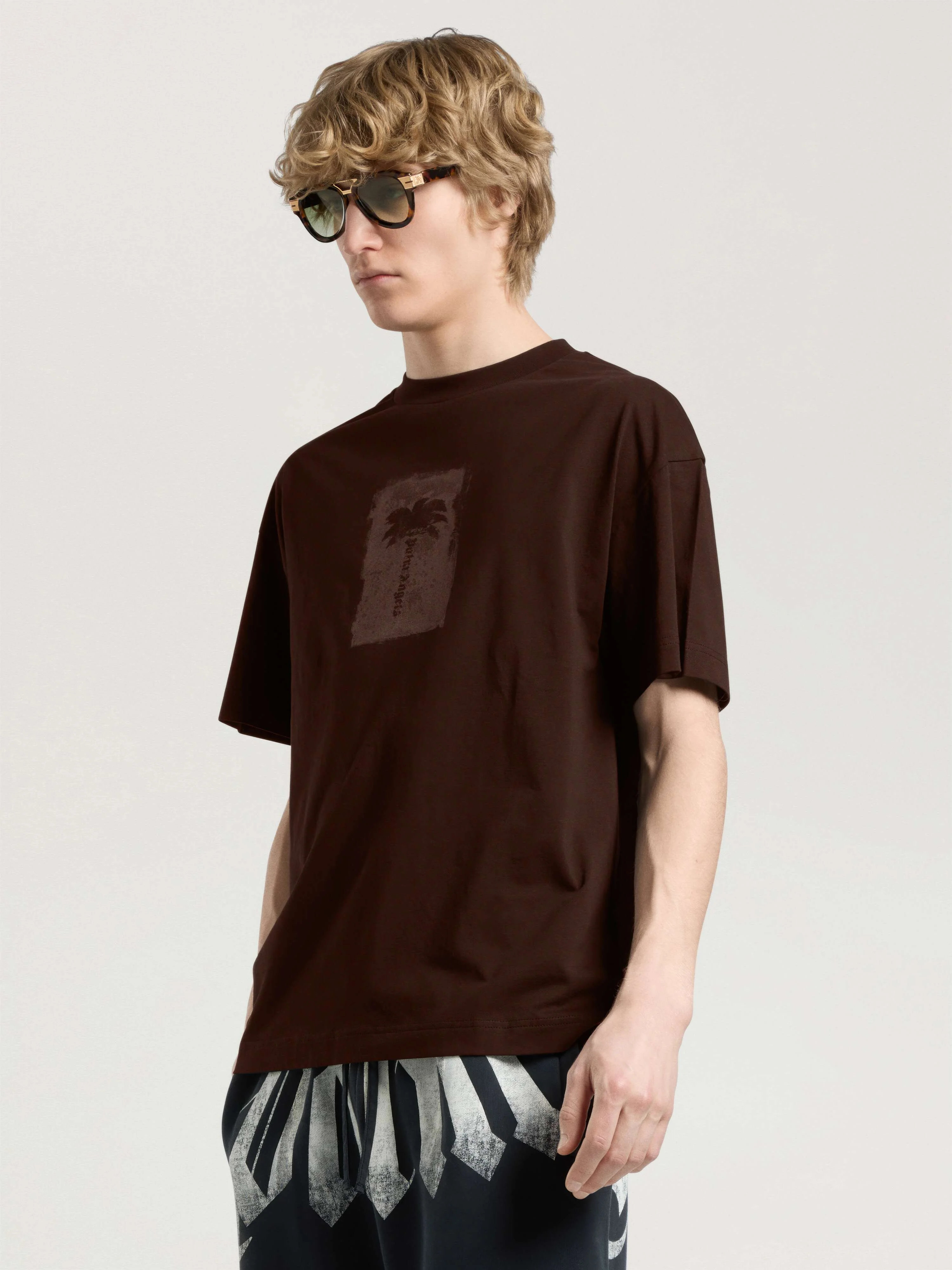 Brushed Palm Tree Regular T-Shirt - 1