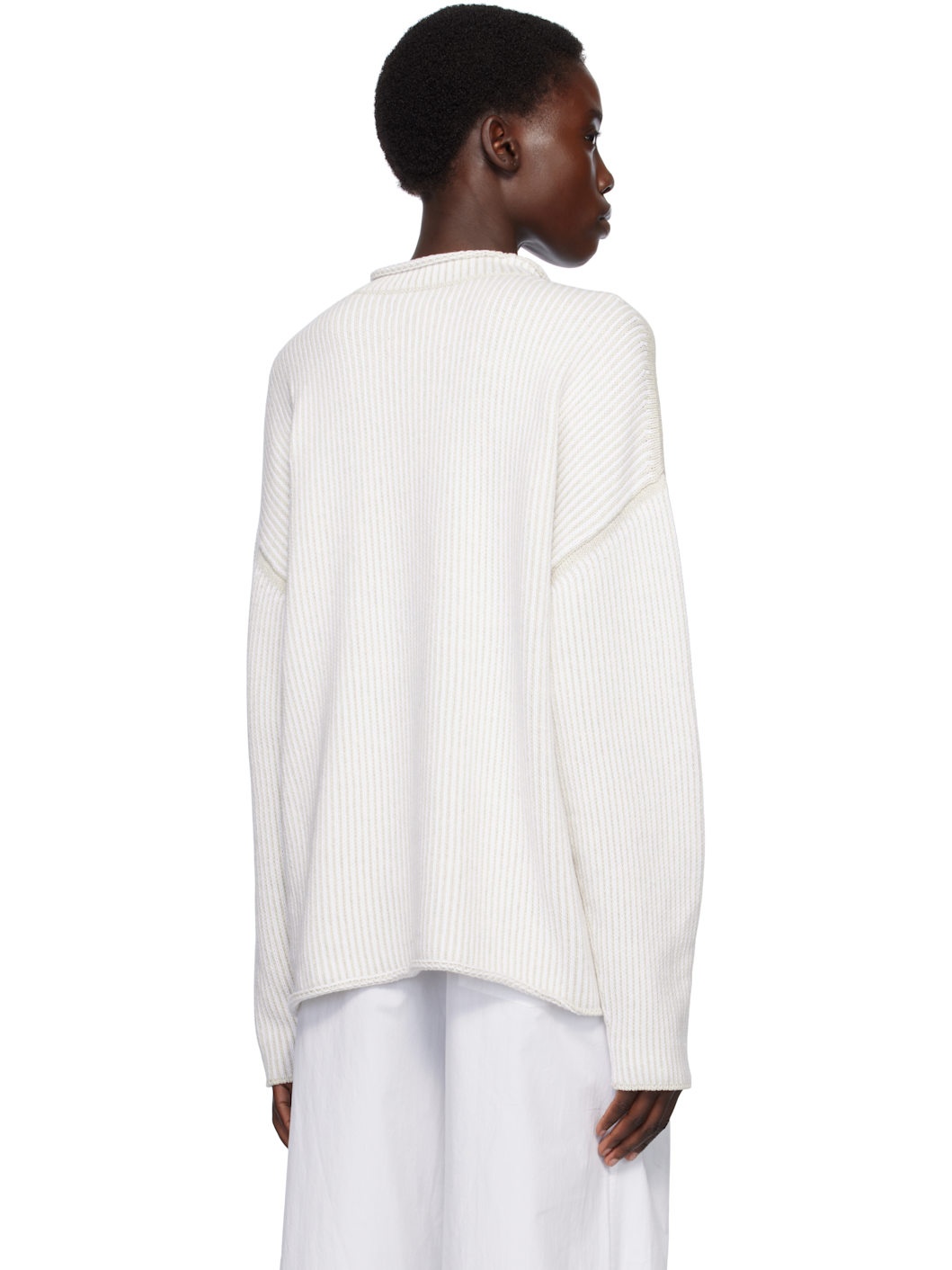 Gray Fade Rollneck Sweater - 3