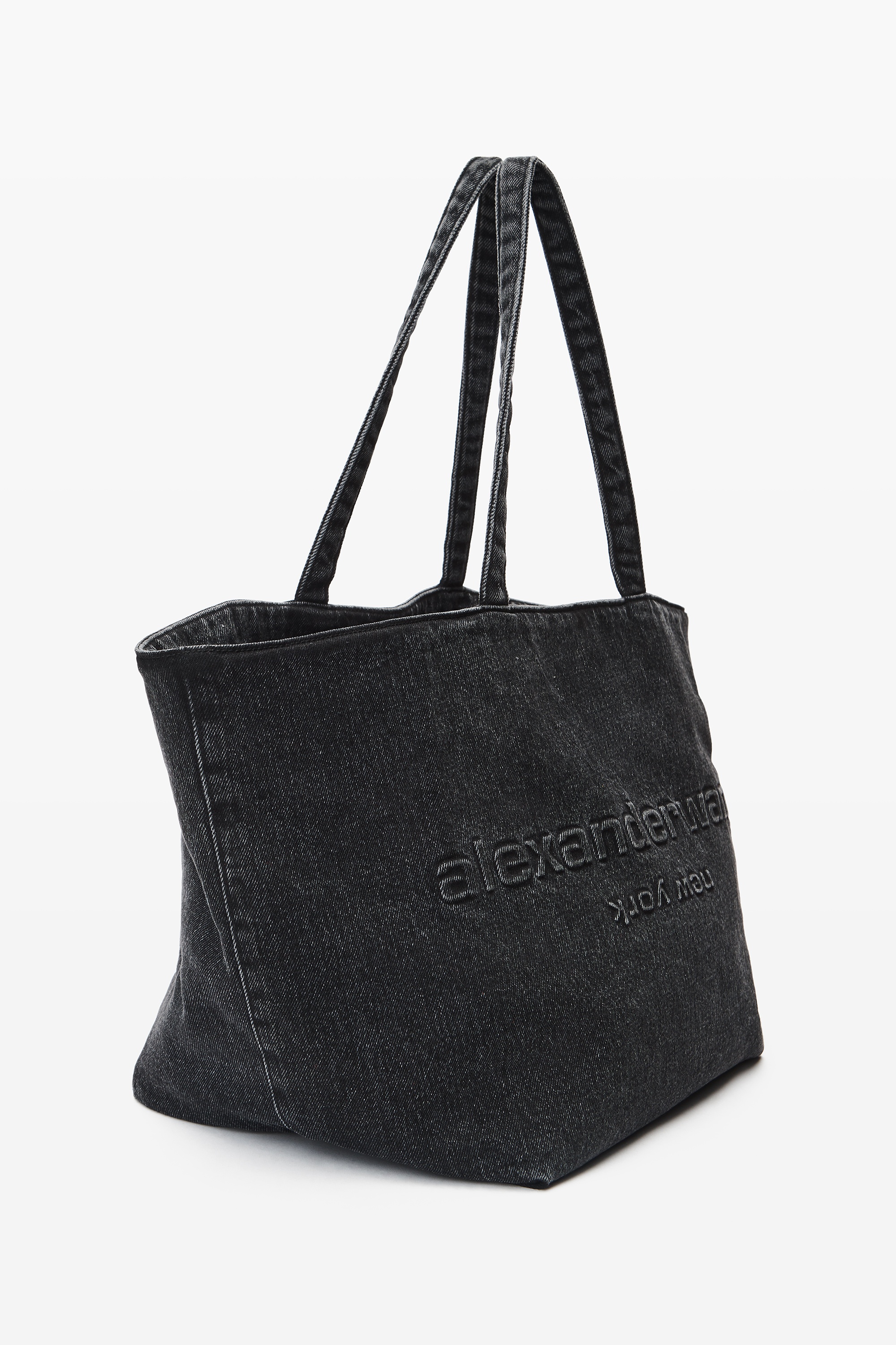 Punch Tote in Cotton Denim - 2