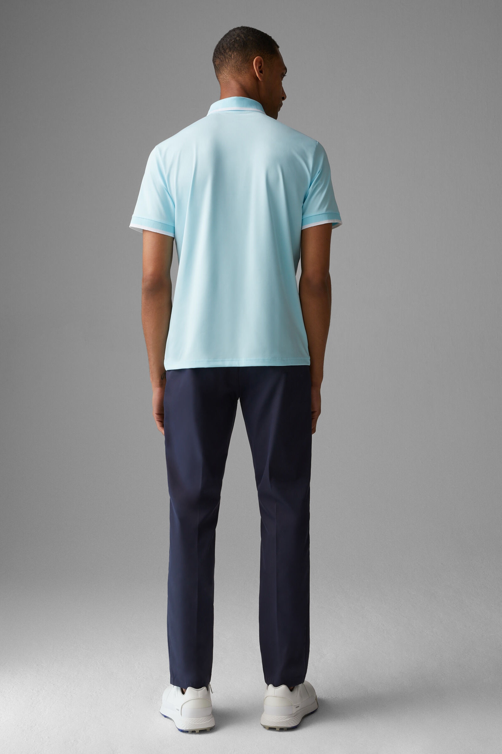 Cody Functional polo shirt in Light blue - 3