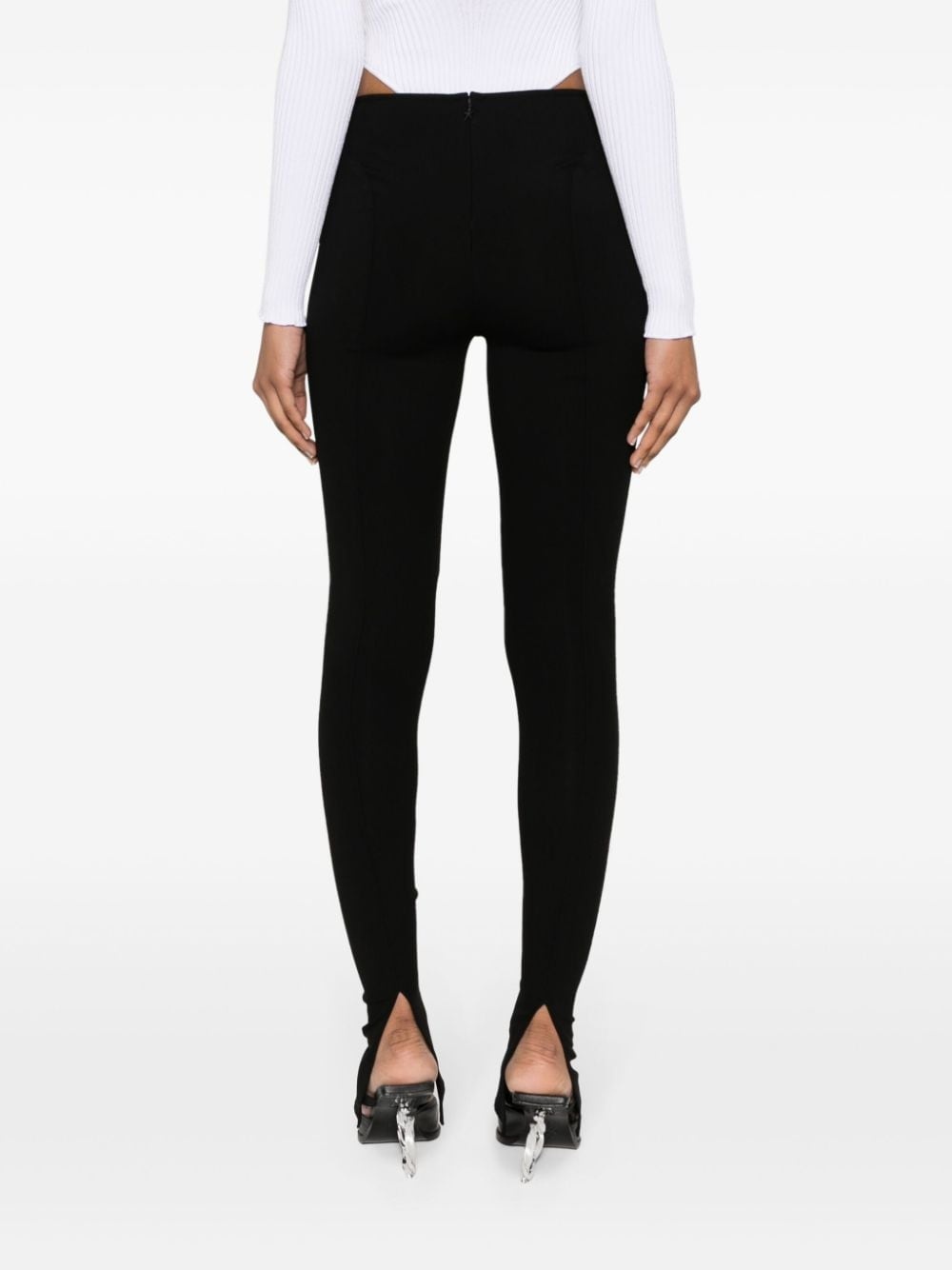 cut-out leggings - 4