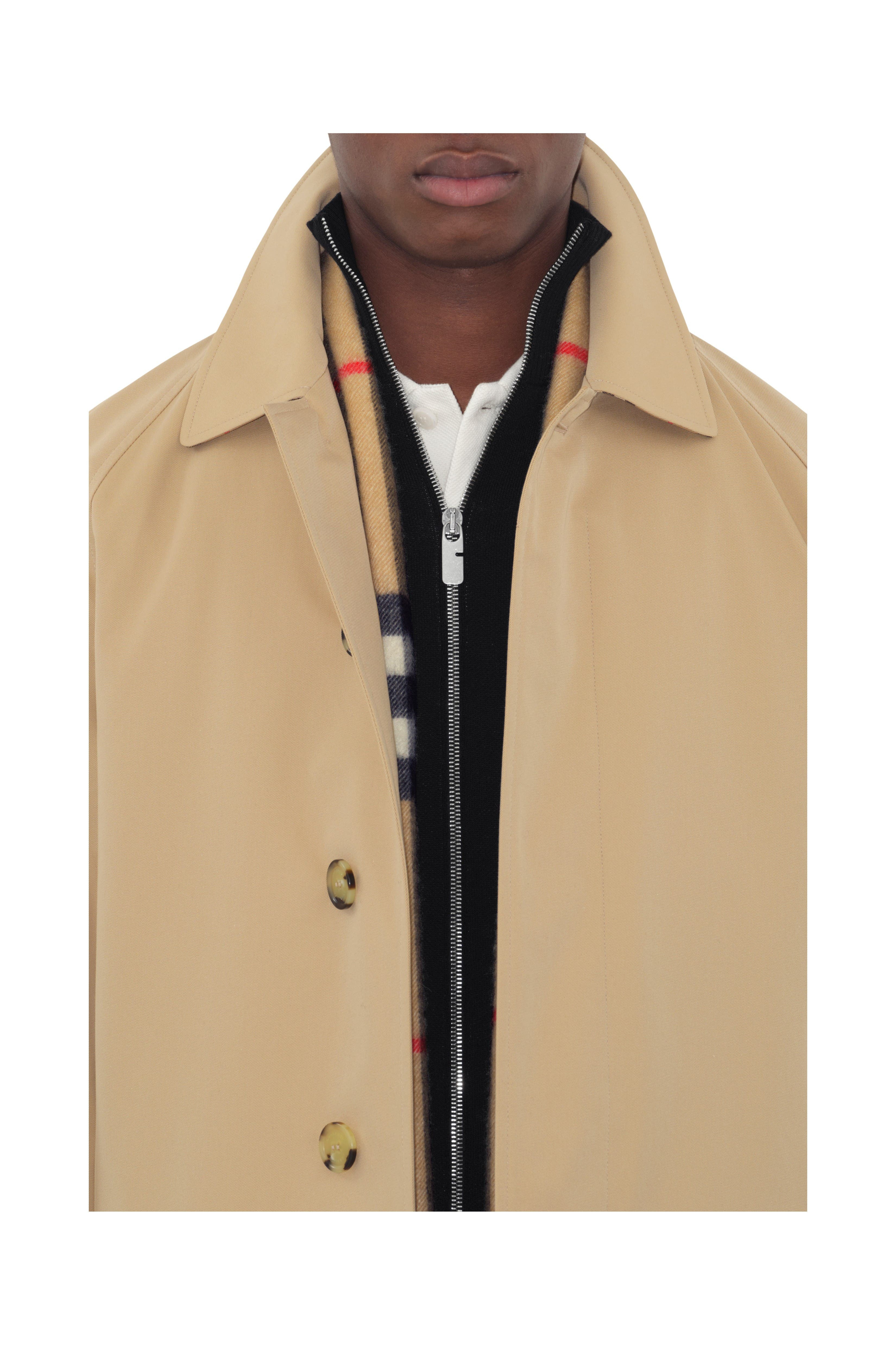 burberry Mid-length Camden Heritage Car Coat in Honey at Nordstrom - 5