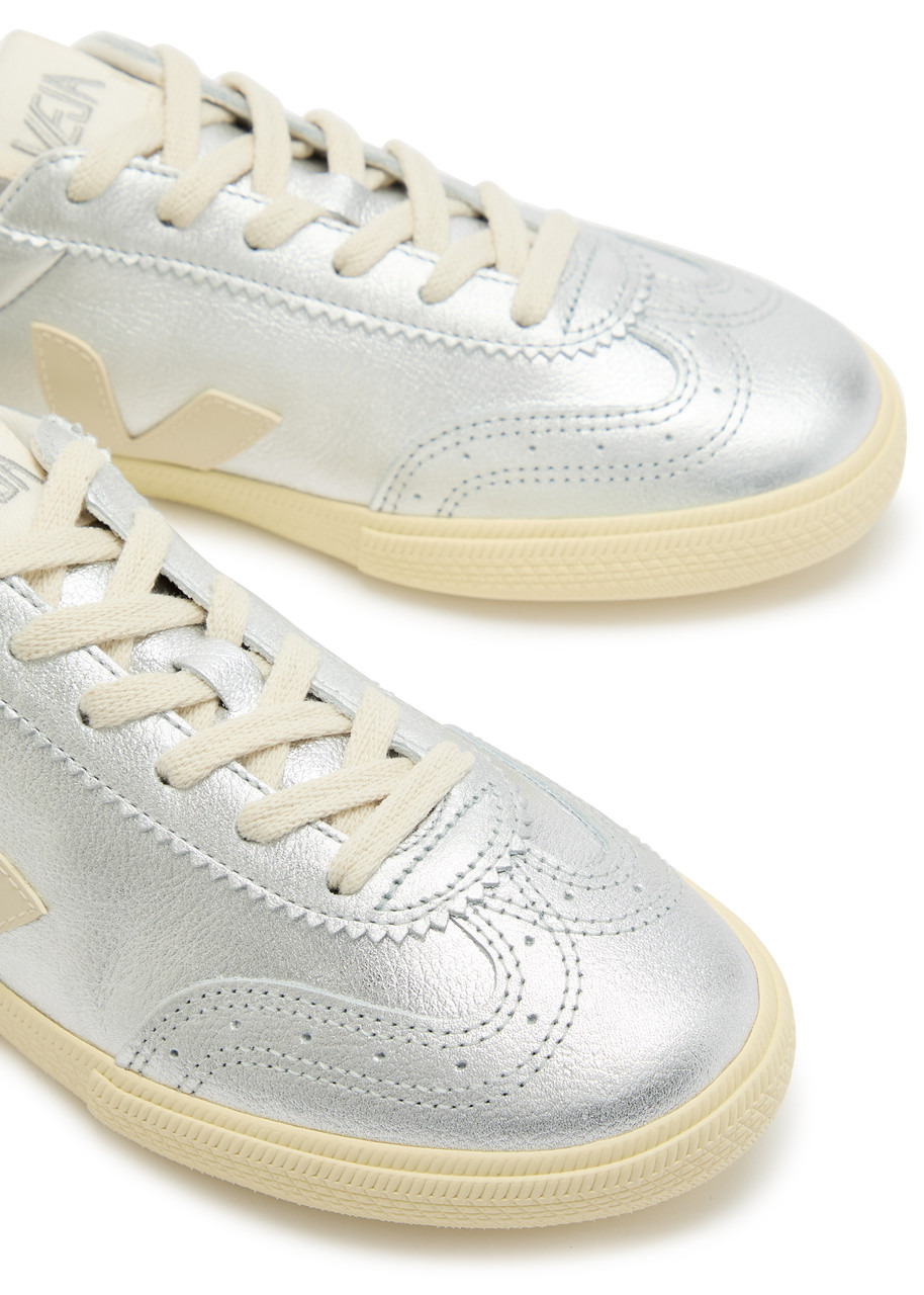Veja Volley Metallic Leather Sneakers - 3