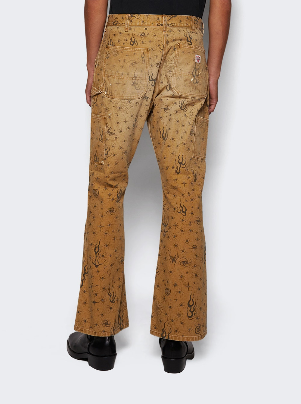 X Dr. Woo Double Knee Pants Beige - 4