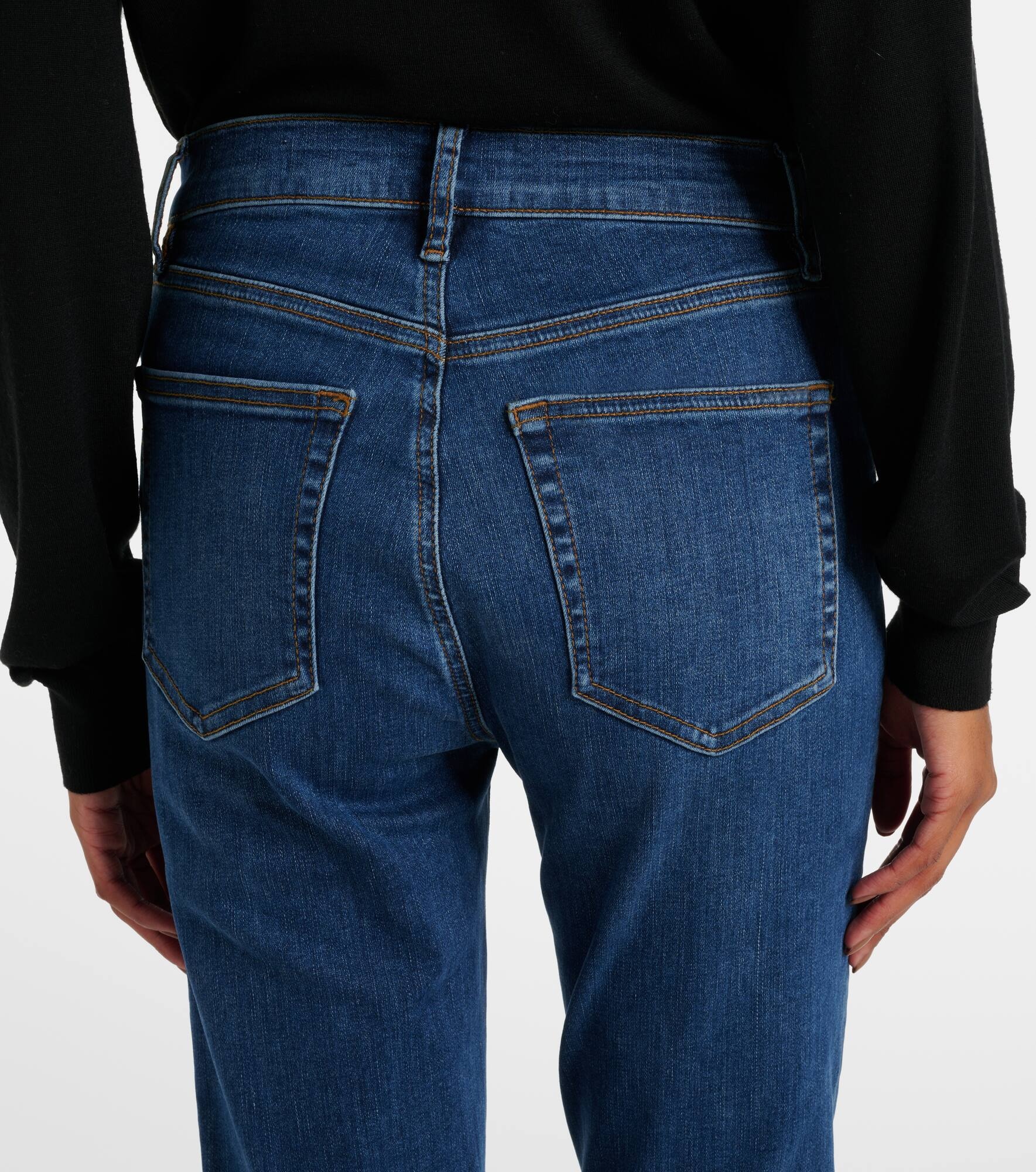Le High Straight cropped straight jeans - 6