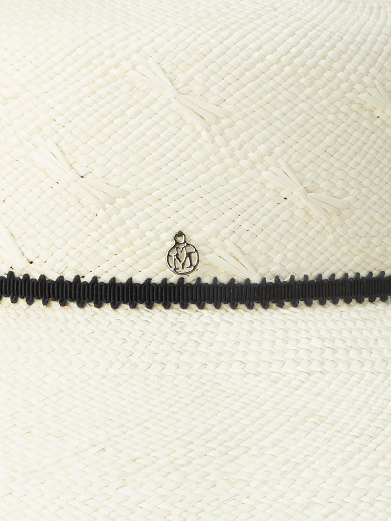 MAISON MICHEL Rena ribbon-detailed hat outlook