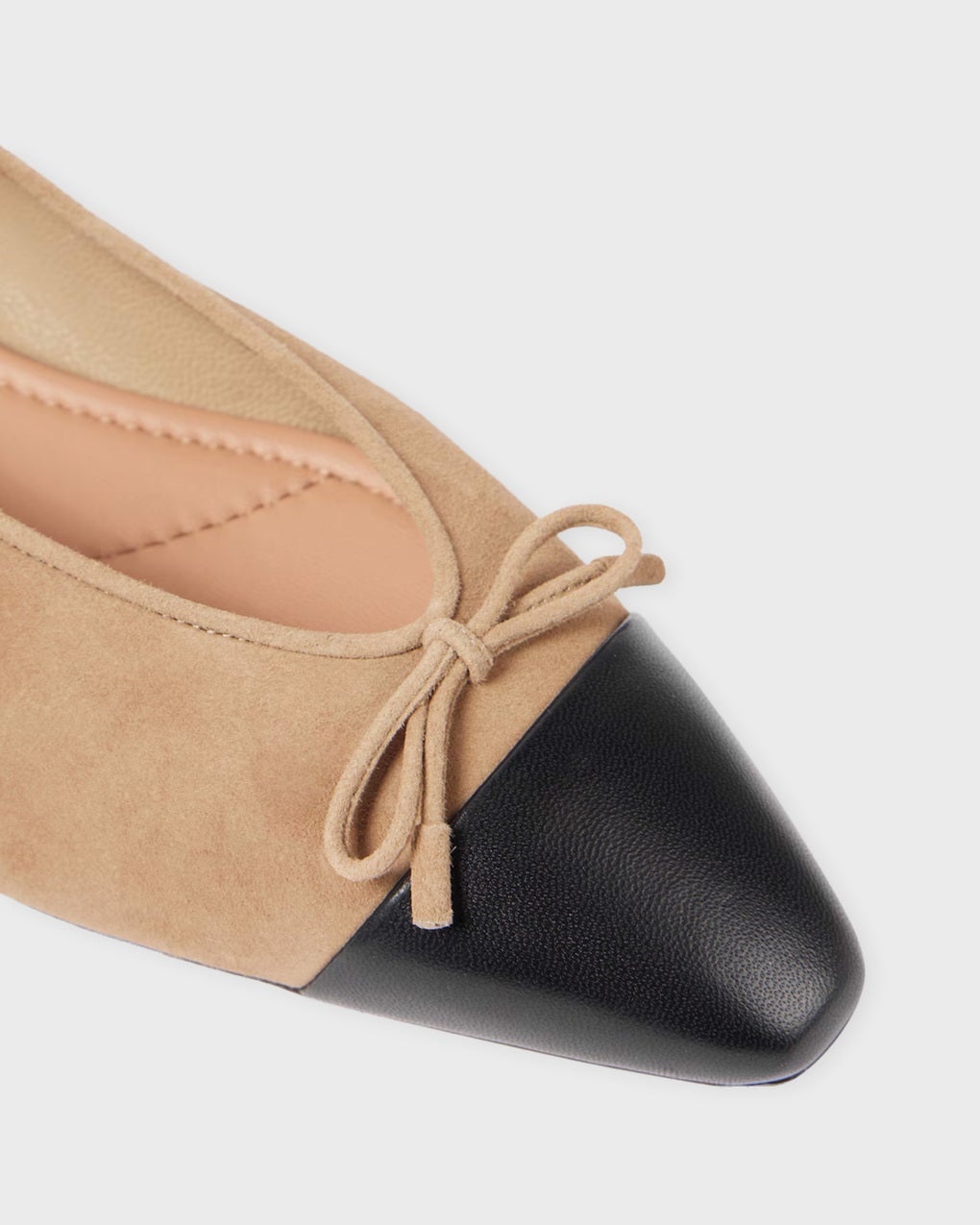 Ballerina Gioia Flat Vit/svart - 4