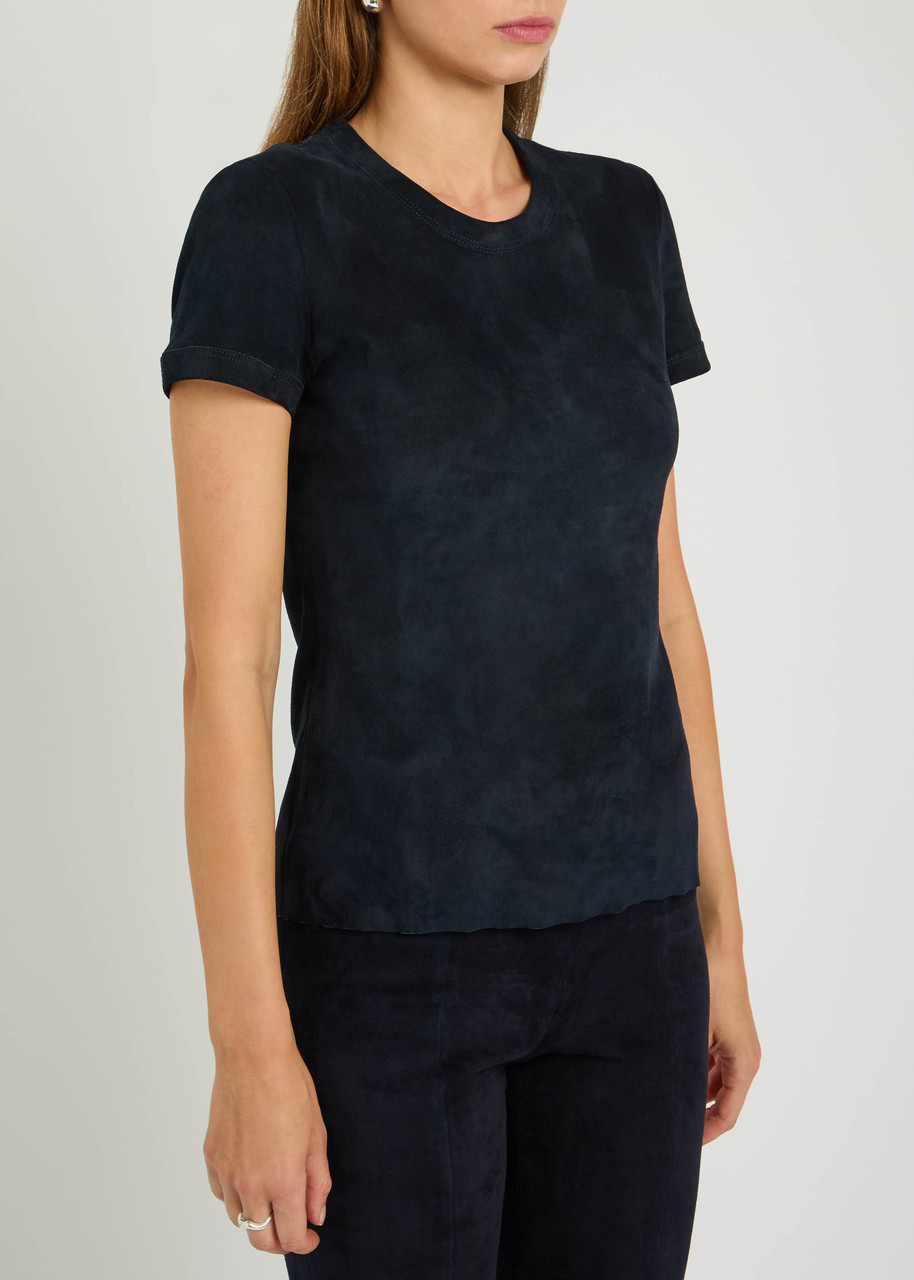 Stouls 05 Stretch-suede T-shirt - 2