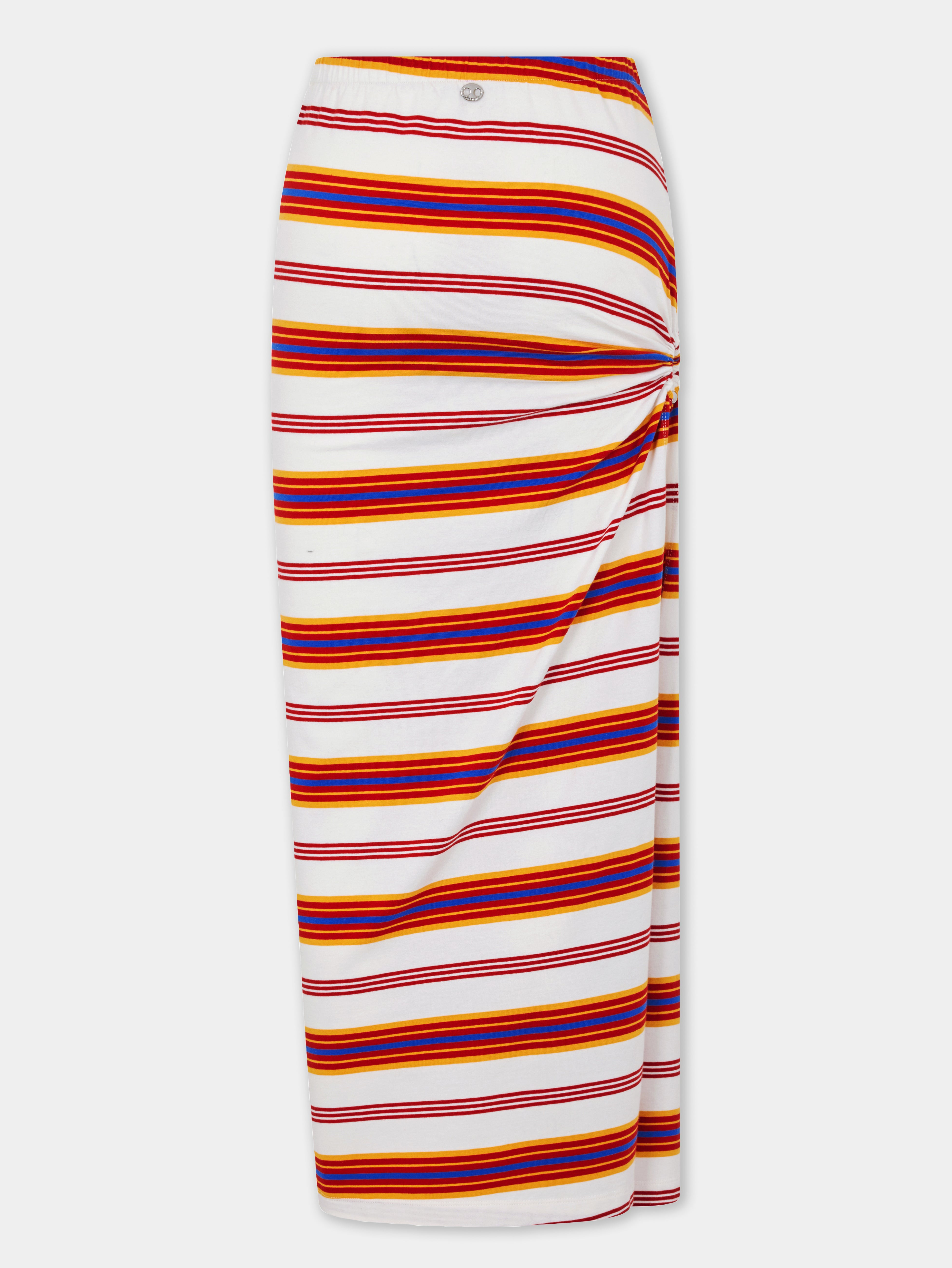 DRAPED LONG SKIRT IN JERSEY - 6