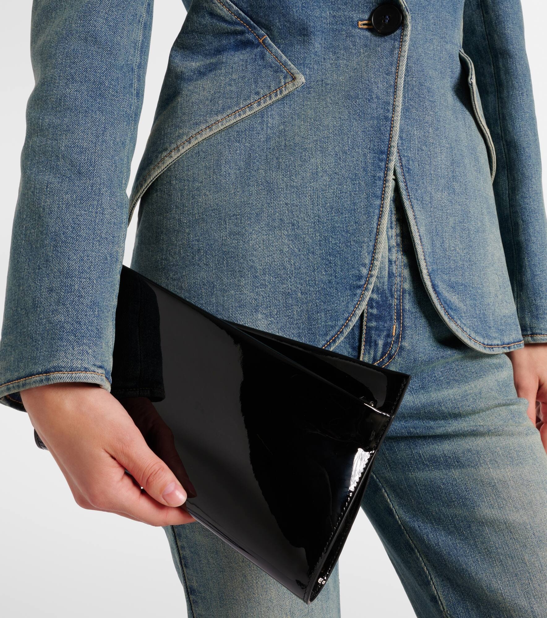 Loubitwist Small patent leather shoulder bag - 2