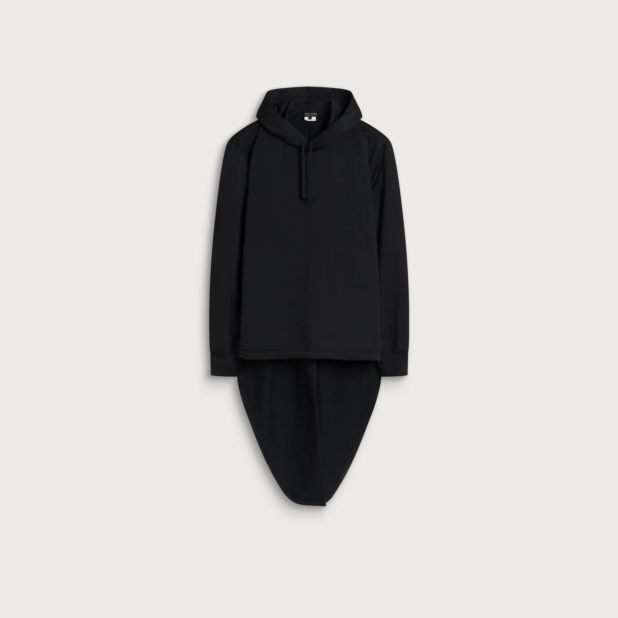 Comme des Garçons Homme Plus Cotton Blend Drop Hem Hoodie - 1