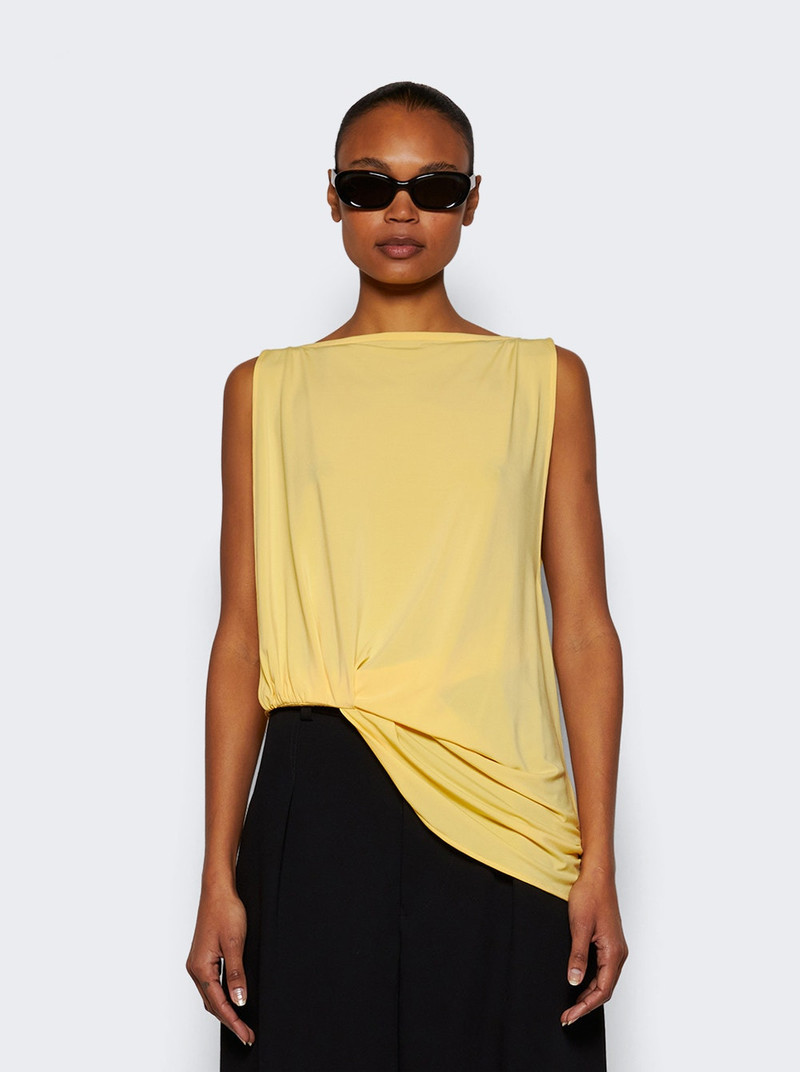 JACQUEMUS Peplo Top Yellow outlook