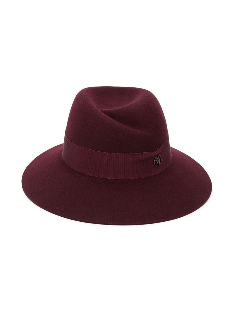 MAISON MICHEL Virginie felt Fedora hat outlook