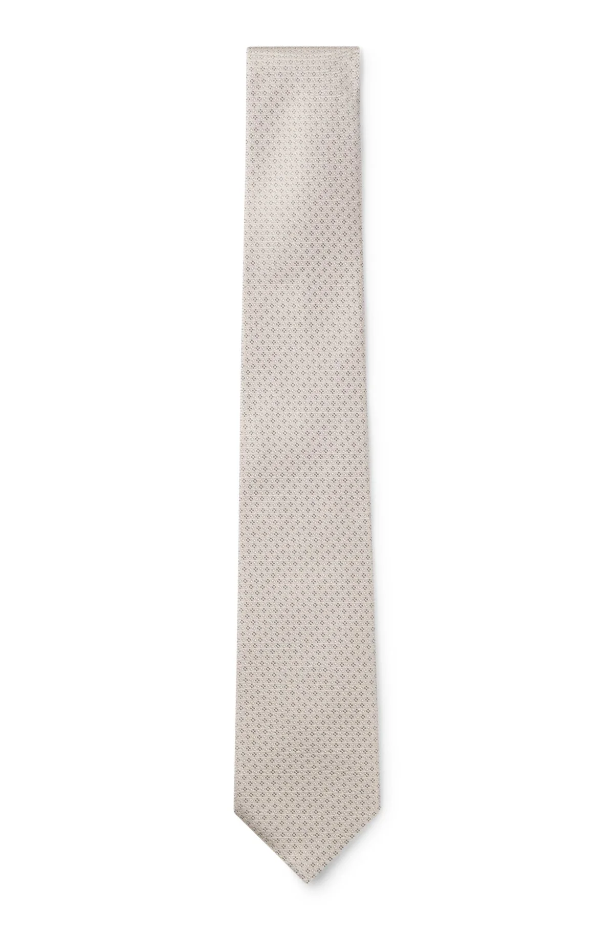 JACQUARD-PATTERNED TIE IN PURE WOOL - 1