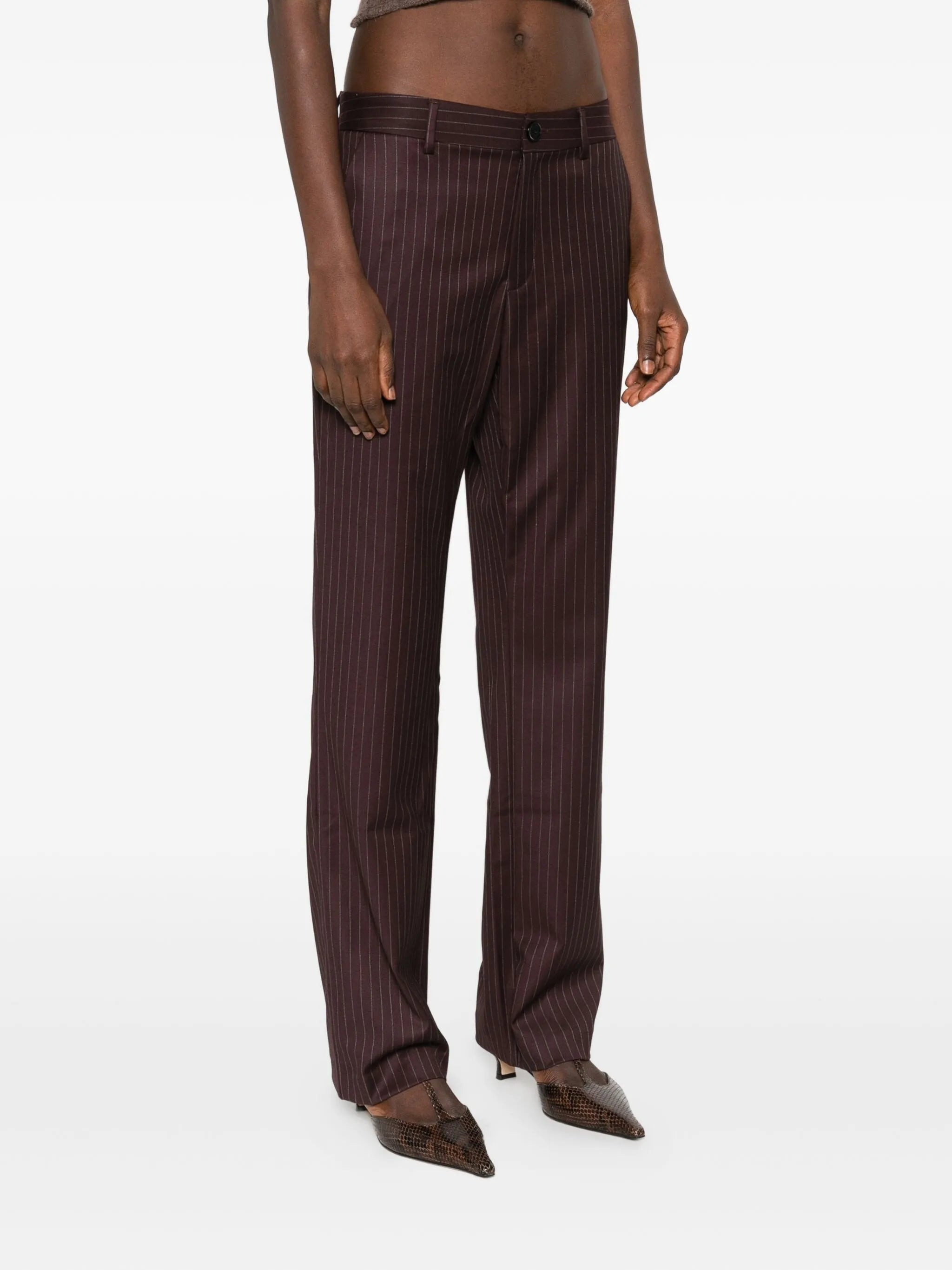 Gimaguas Pinstripe Trousers - 4
