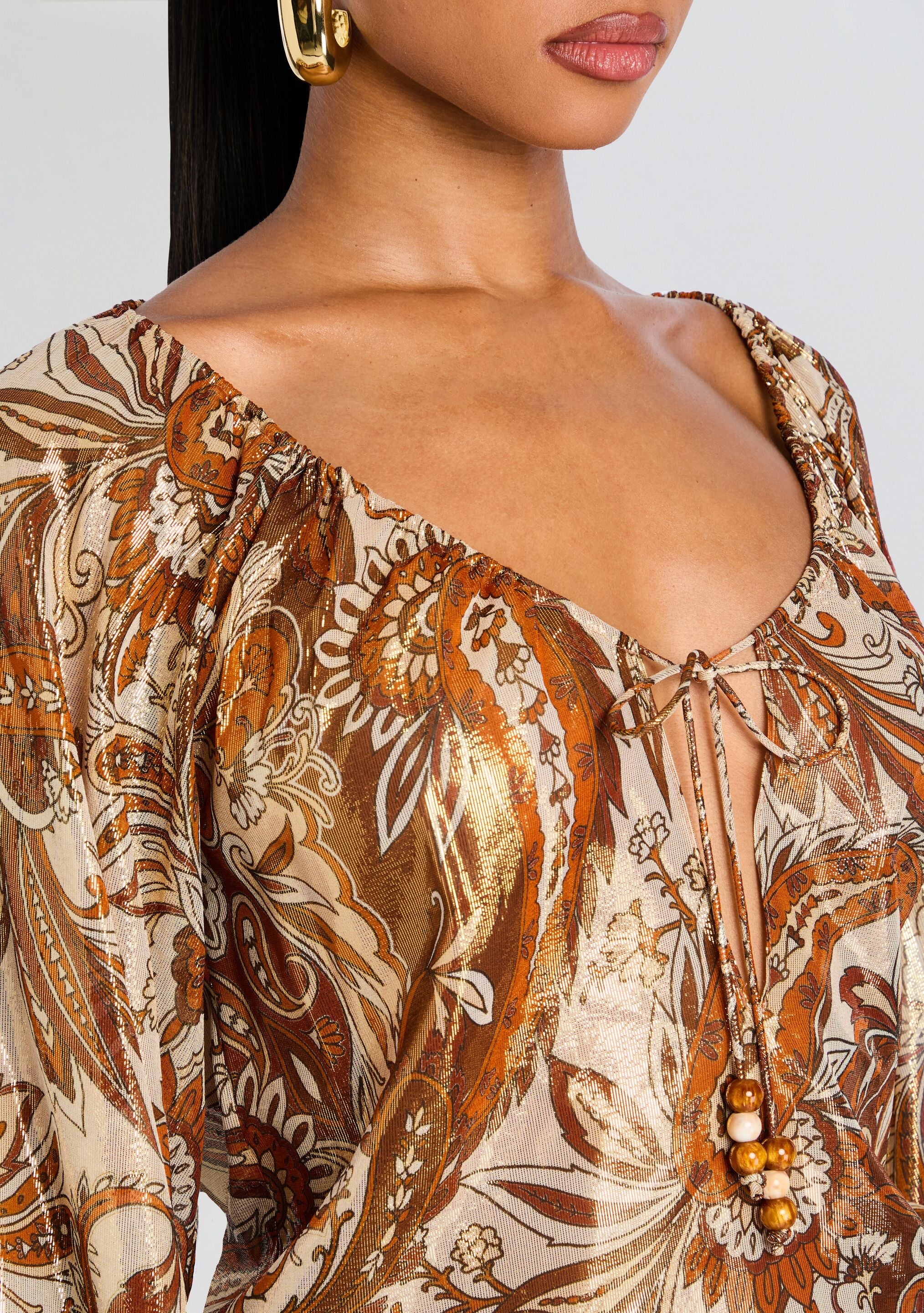 ARABELLA SILK BLOUSE - 3