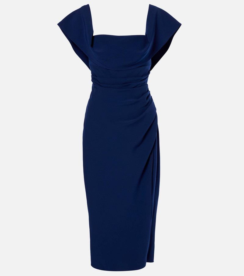 Draped midi dress 1