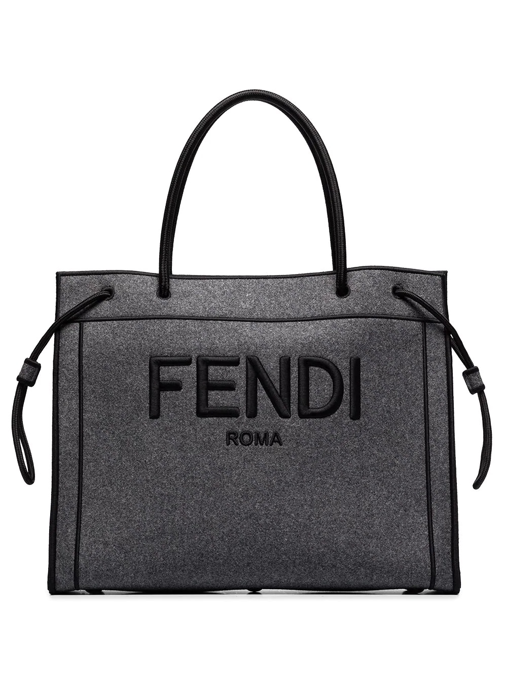 Fendi logo-embroidered tote bag - 1