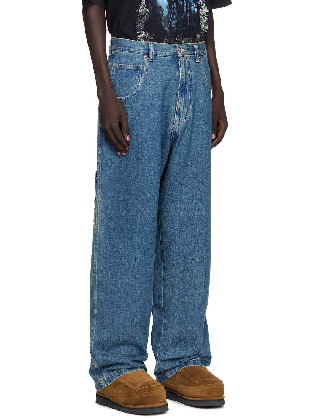 Blue Hip-Hop Jeans - 2
