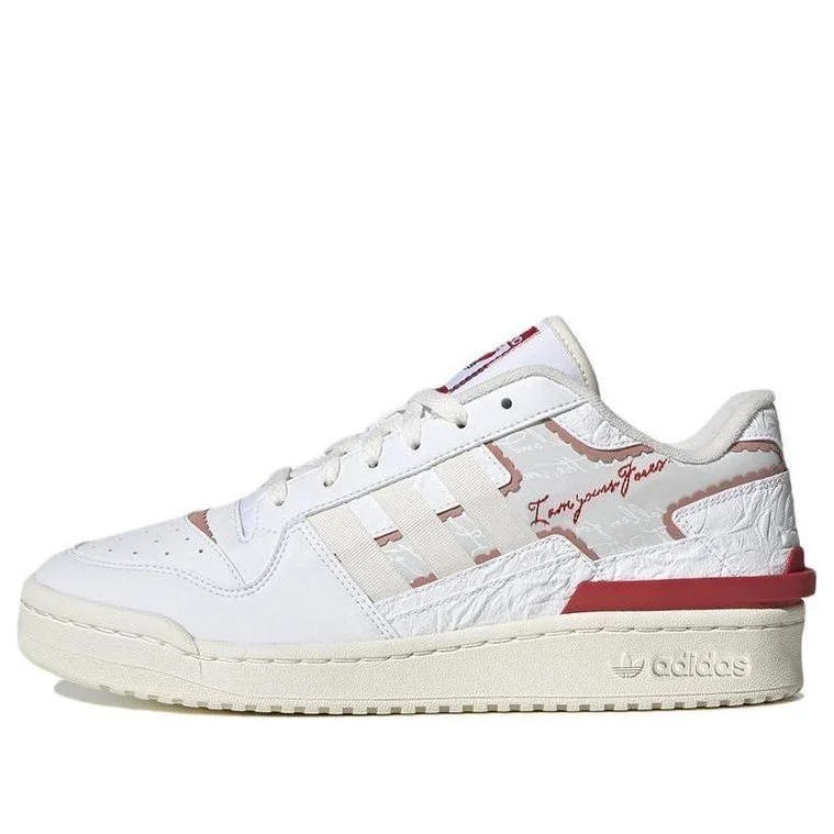 (WMNS) adidas originals FORUM Exhibit Low 2 'White Red' IE7996 - 1