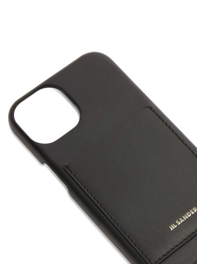 Jil Sander iPhone 14 leather case outlook