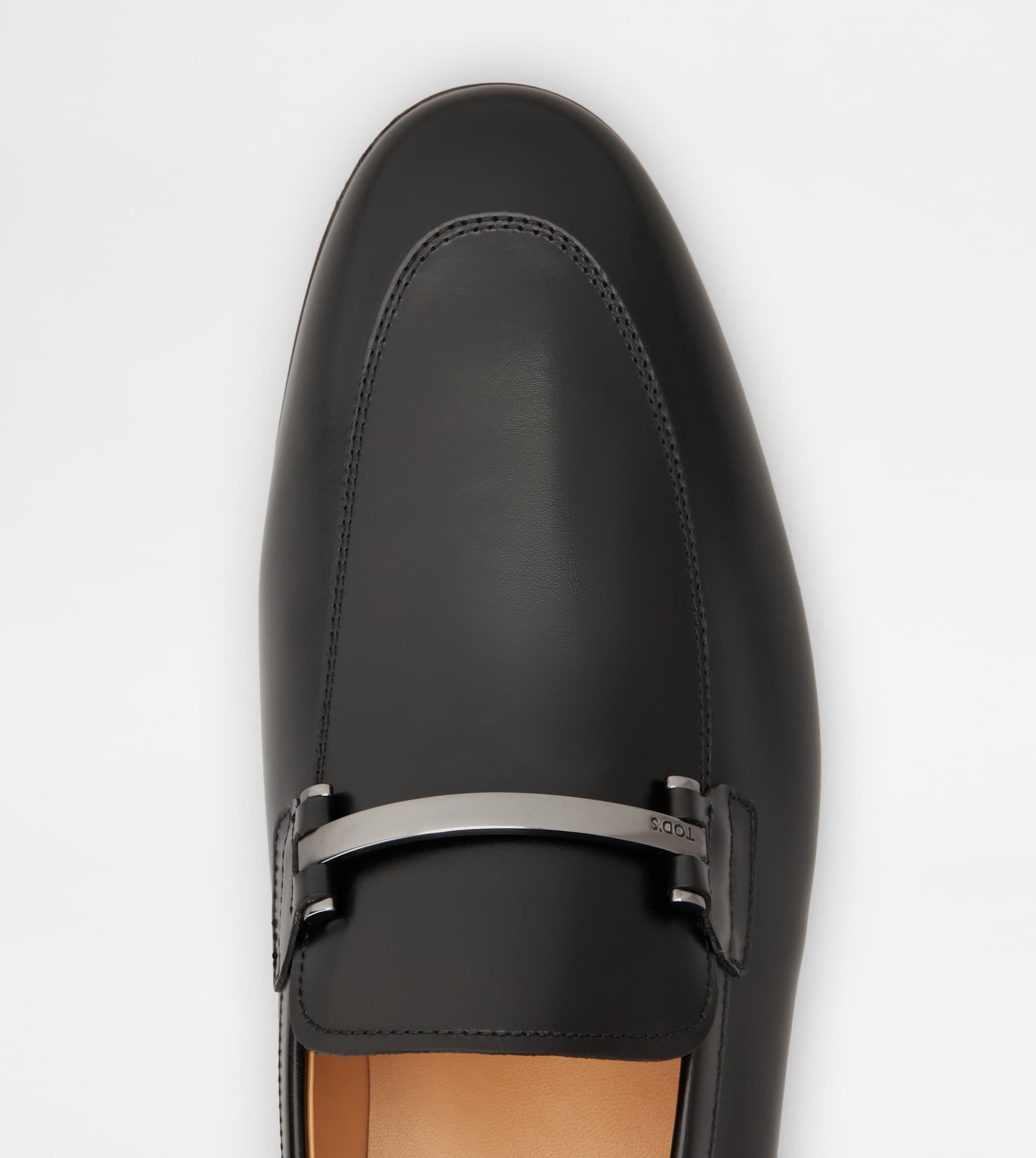 LOAFERS IN LEATHER - BLACK - 5