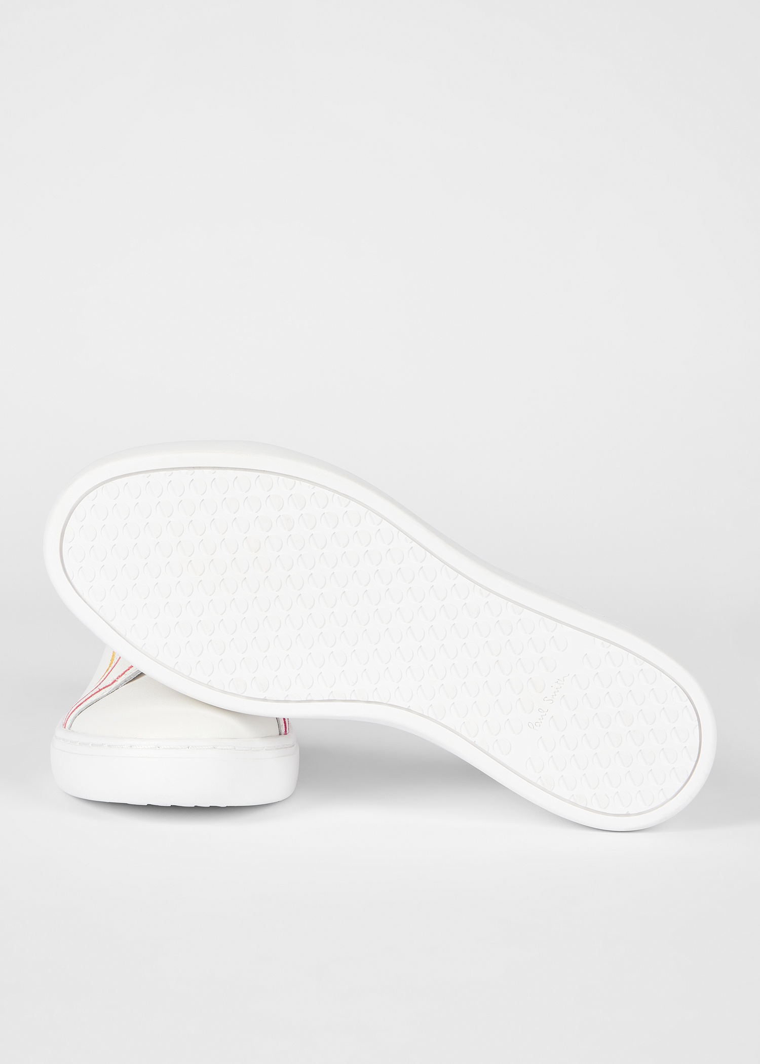 Women's White Leather Embroidery 'Lapin' Trainers - 3