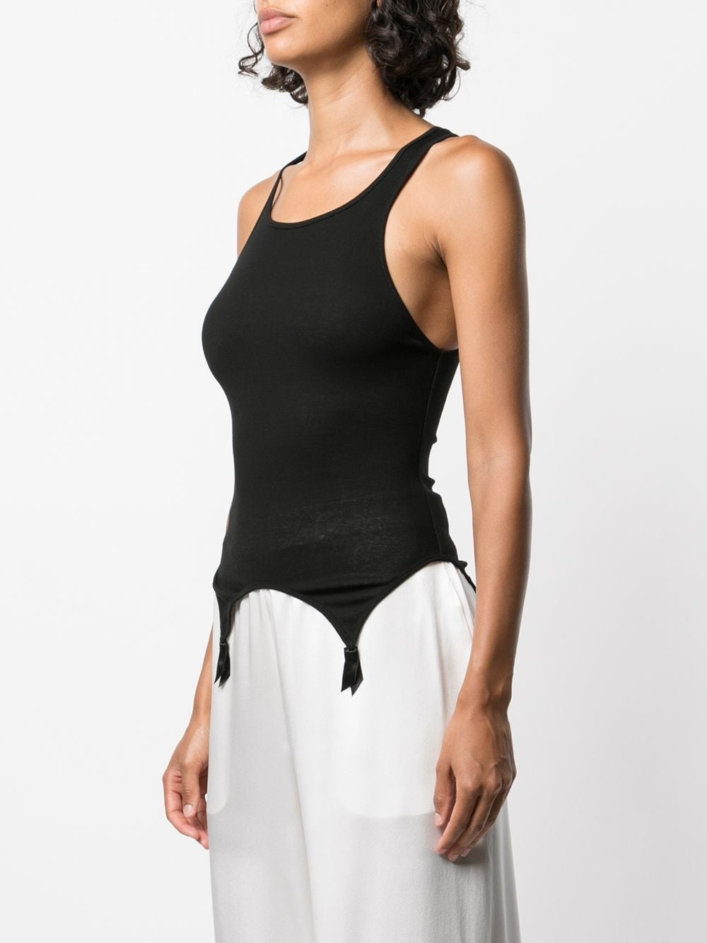 ribbed garter tank top - 3