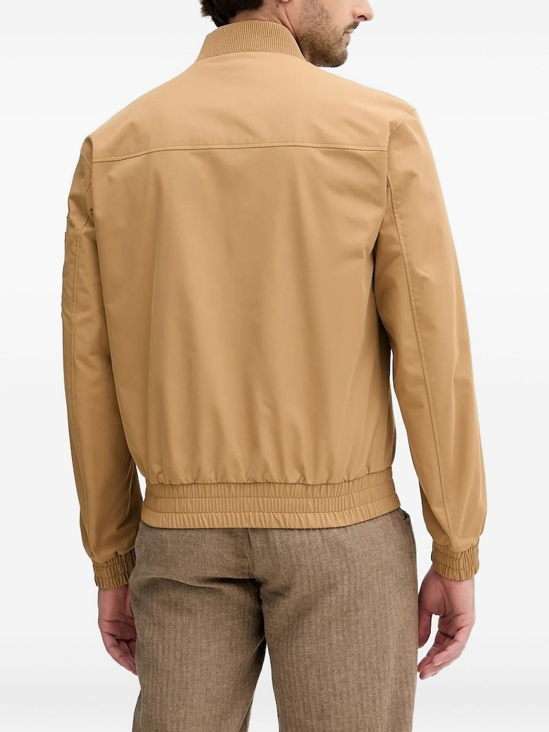 BOSS embroidered-logo bomber jacket outlook