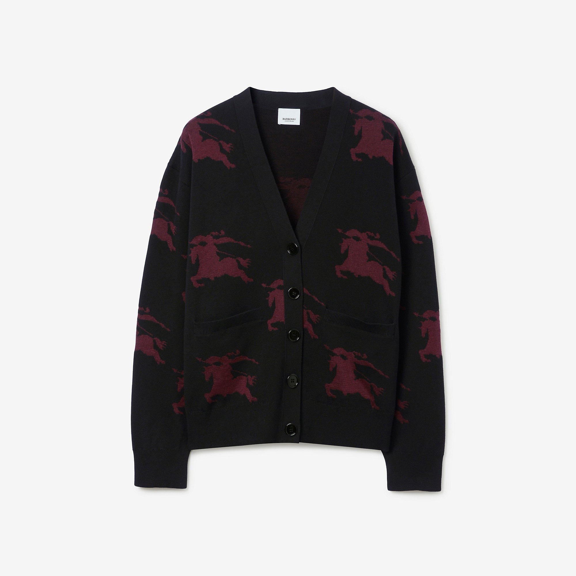 EKD Cotton Silk Jacquard Cardigan - 1