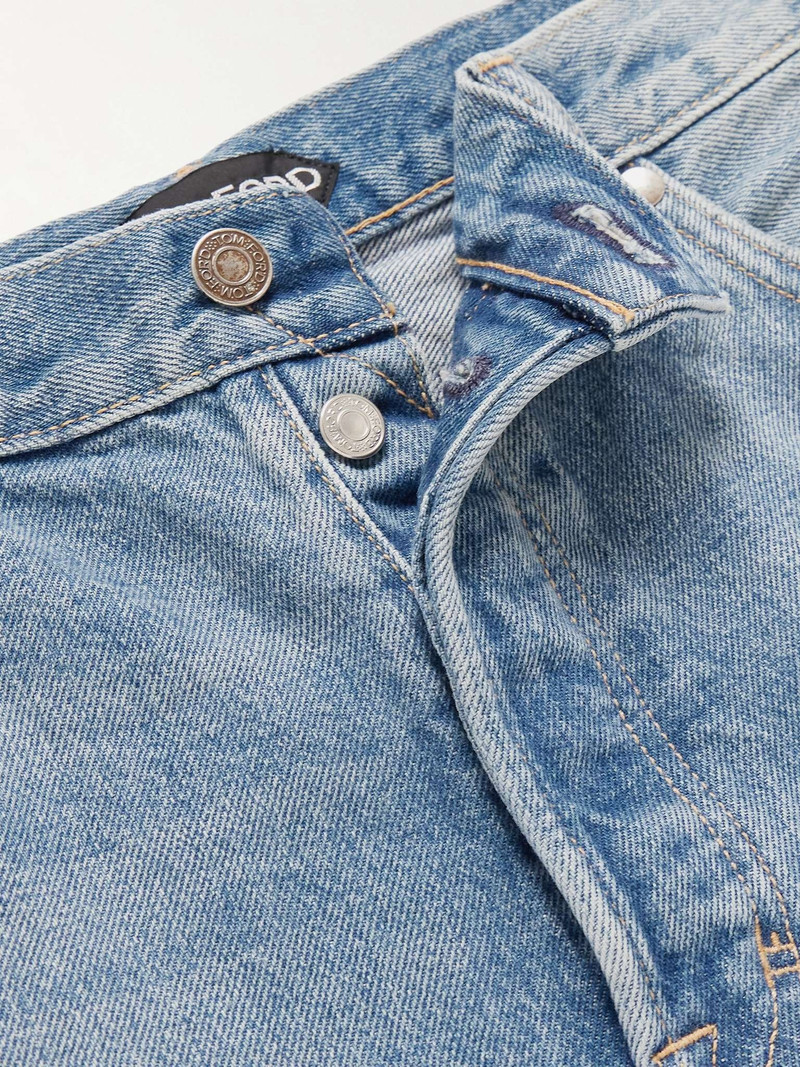 Straight-Leg Distressed Jeans 3