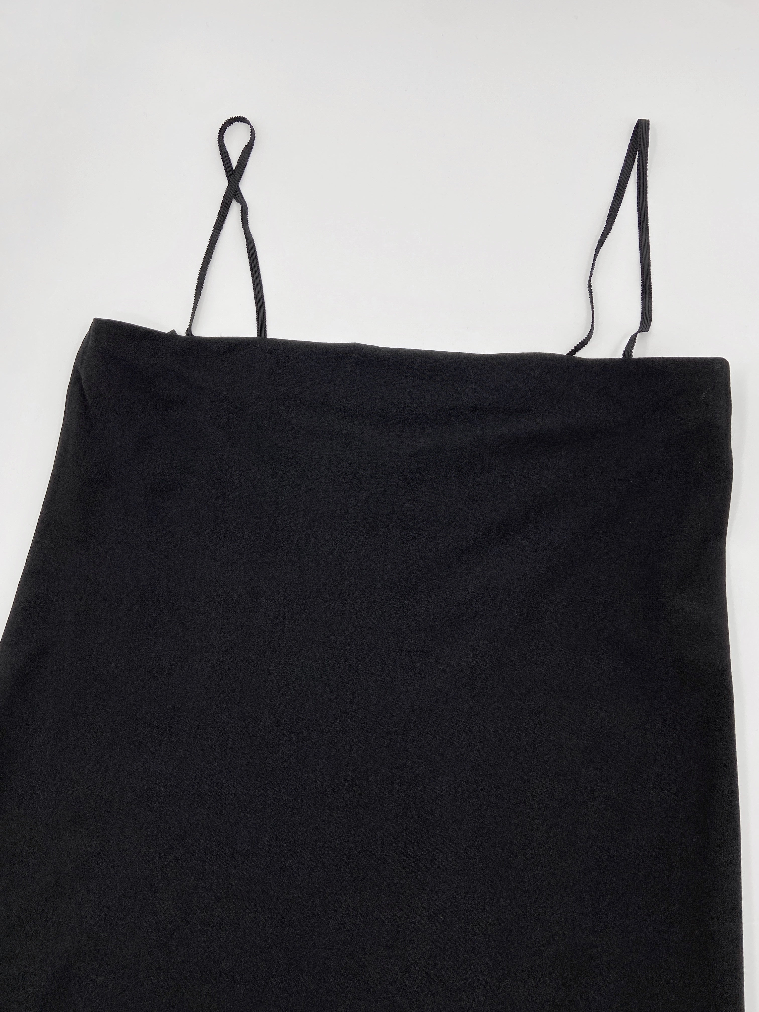 Gucci Spring 1997 Tom Ford Strapless Black Wool Tube Dress 44 - 6