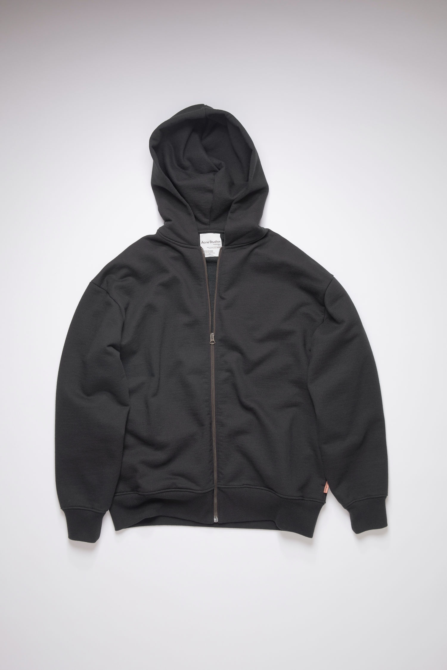 Hooded sweatshirt - Black - 1