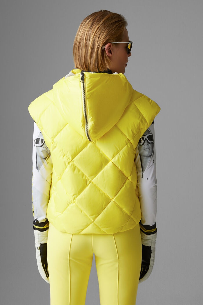 Marla Quilted waistcoat in Yellow - 3