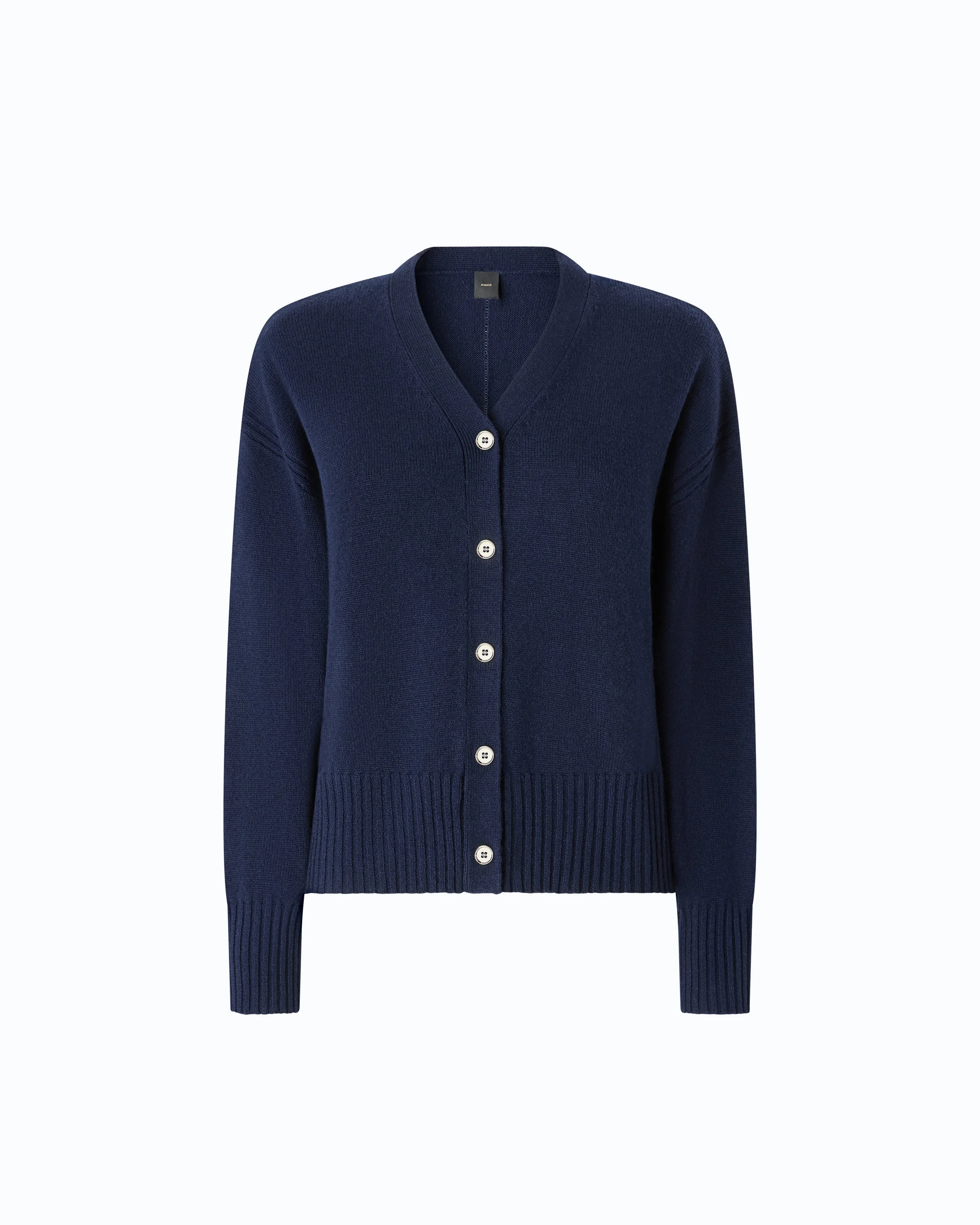 WOOL AND CASHMERE CARDIGAN - 1