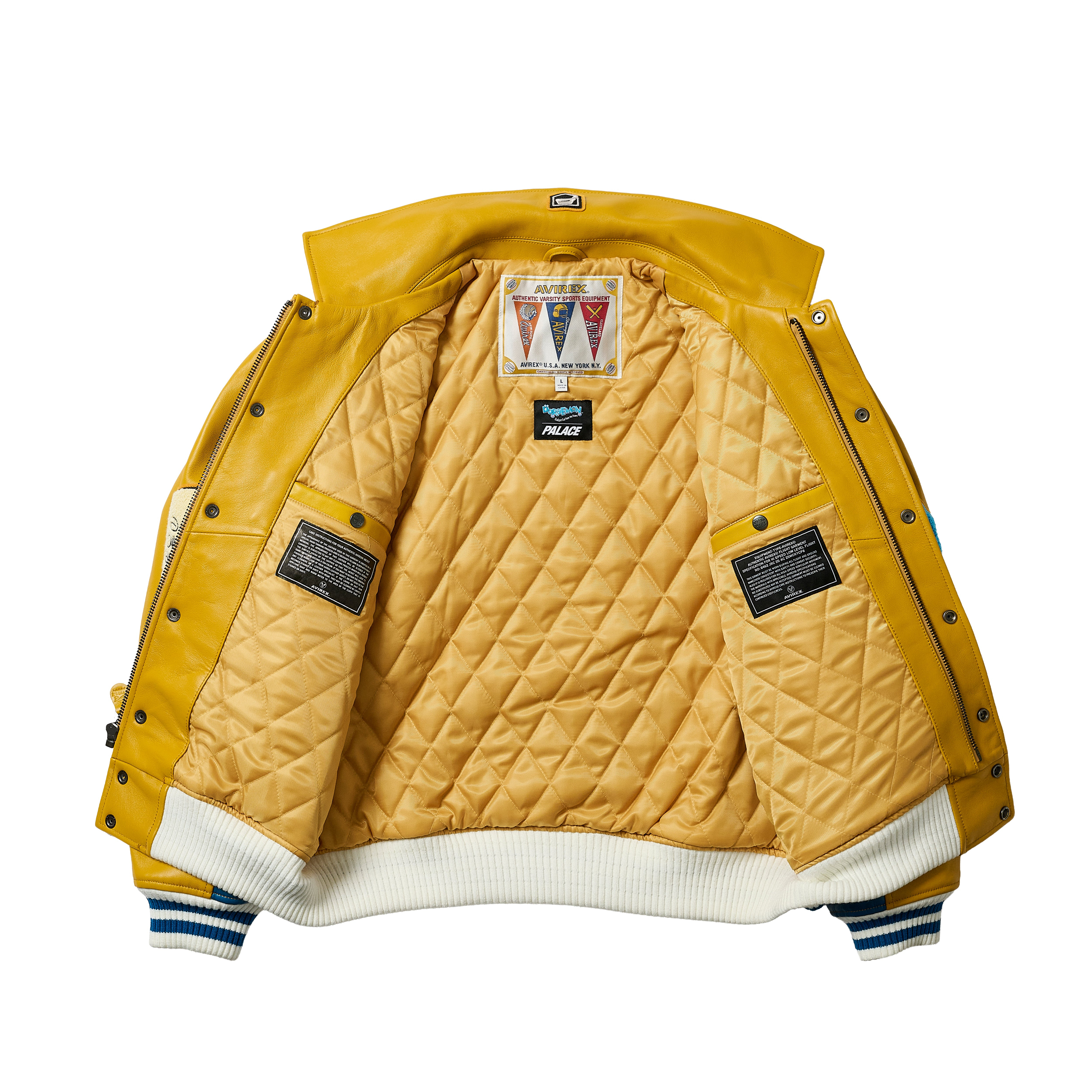 PALACE DORAEMON AVIREX JACKET YELLOW - 3