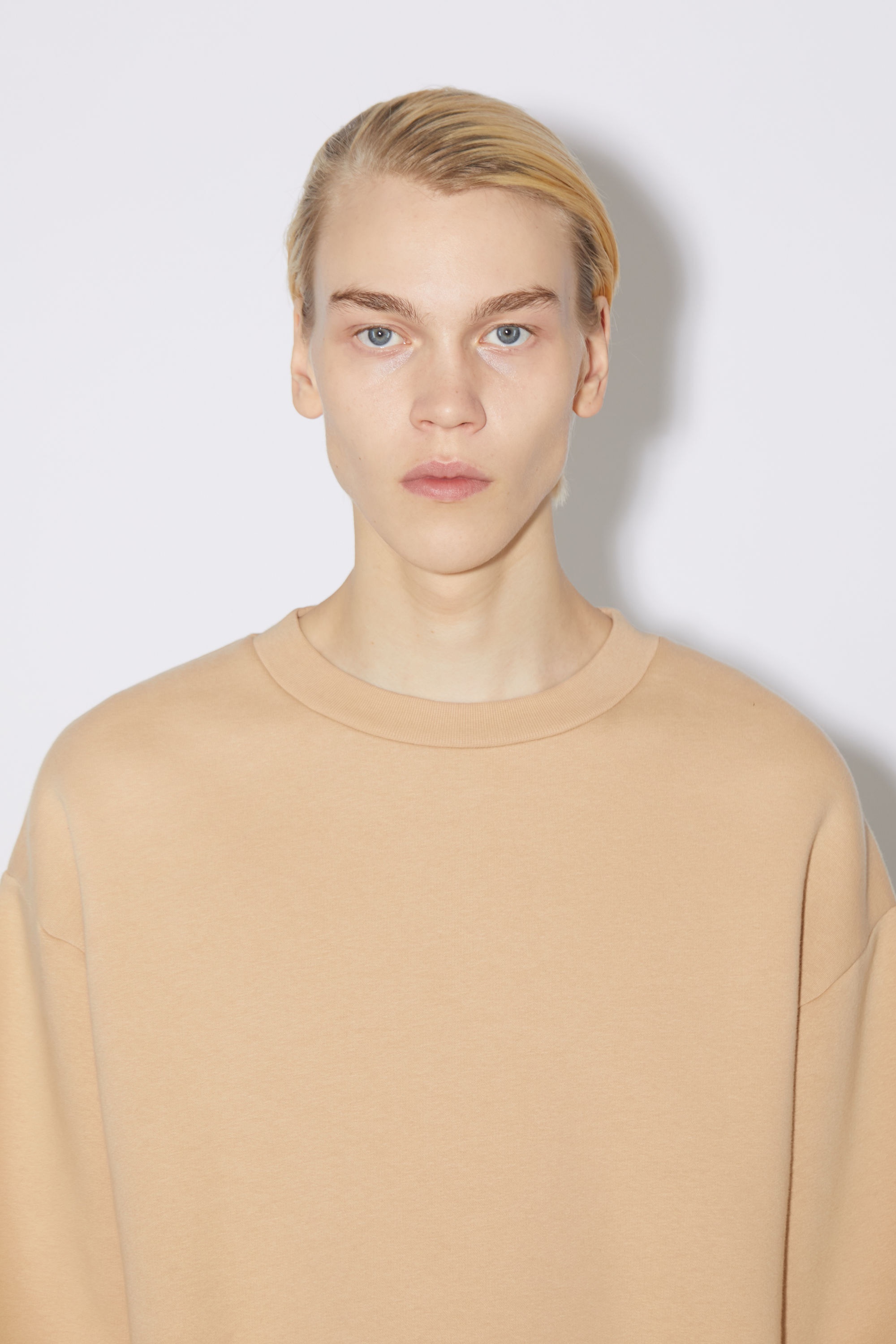 Crew neck sweater - Light camel - 5