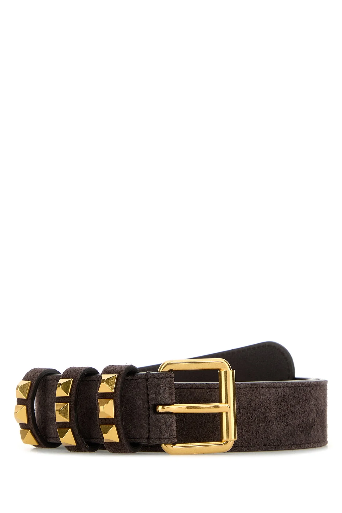 Brown suede belt - 1