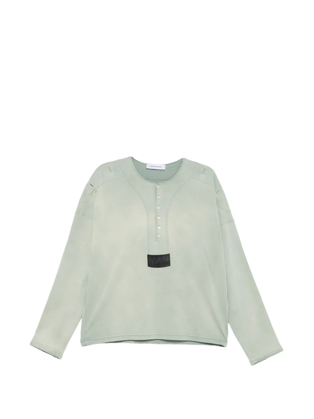 sargo long-sleeve henley T-shirt - 1