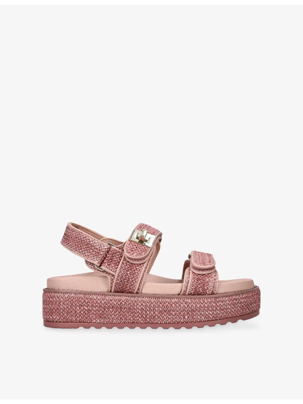Bigmona Raffia Flat Sandals - 1