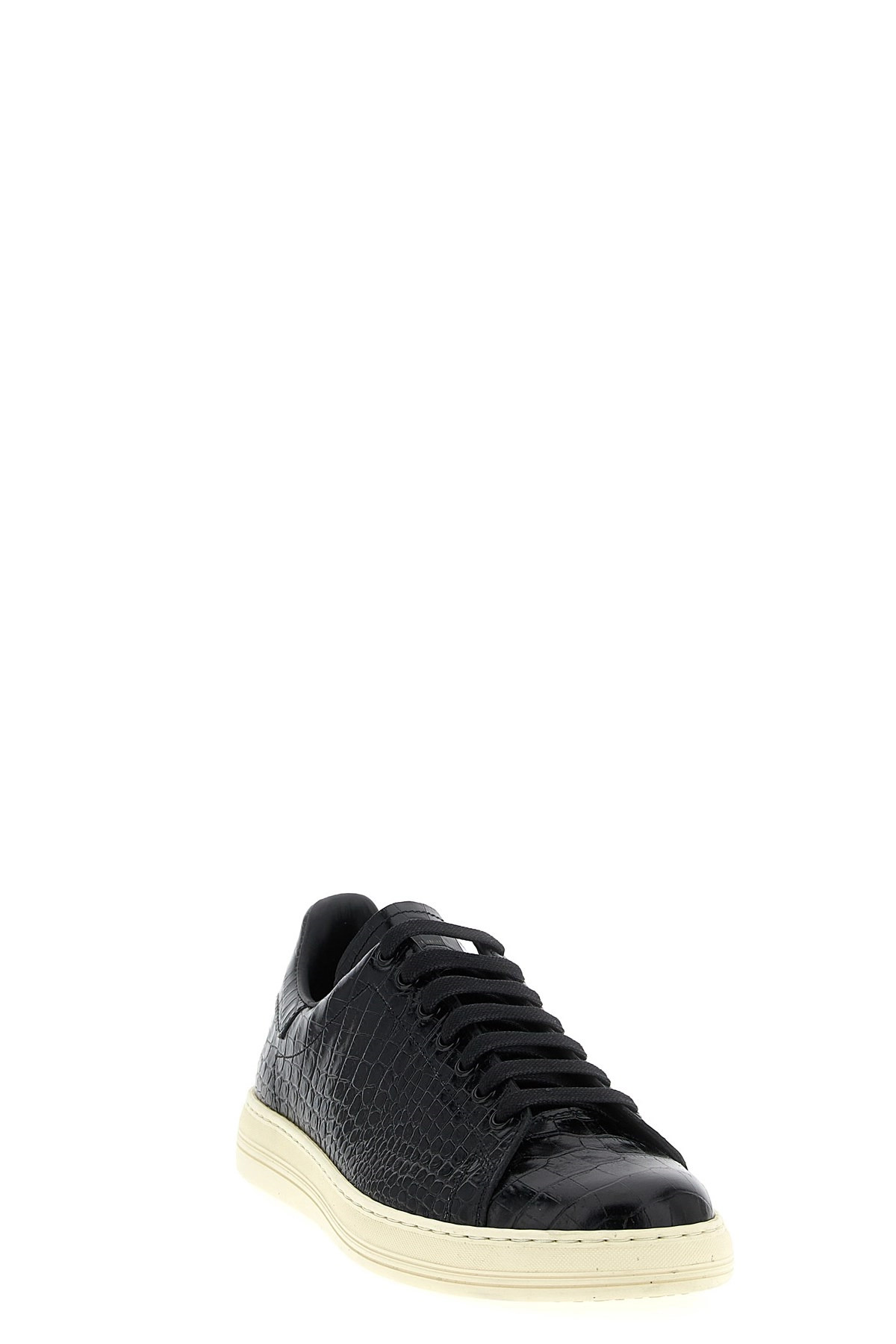 Crocodile print sneakers - 2