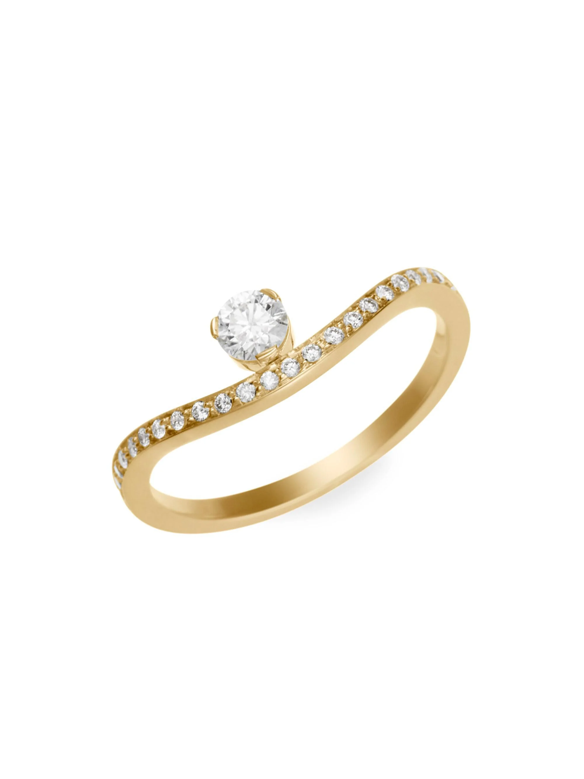 Women's Classic Collection 18K Yellow Gold & Diamond Grace Diamant Ring - Gold - 1