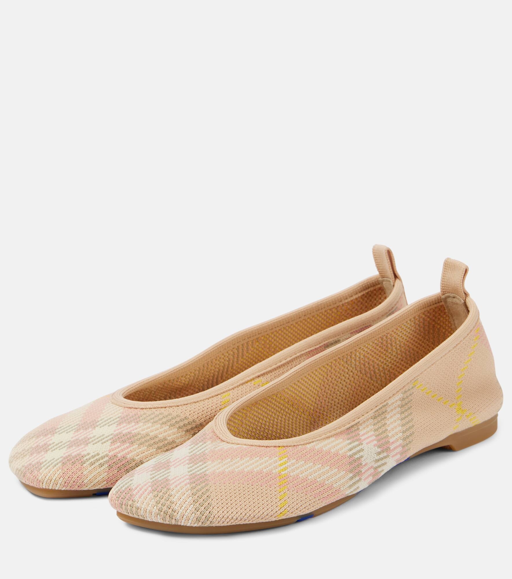Checked ballet flats - 4