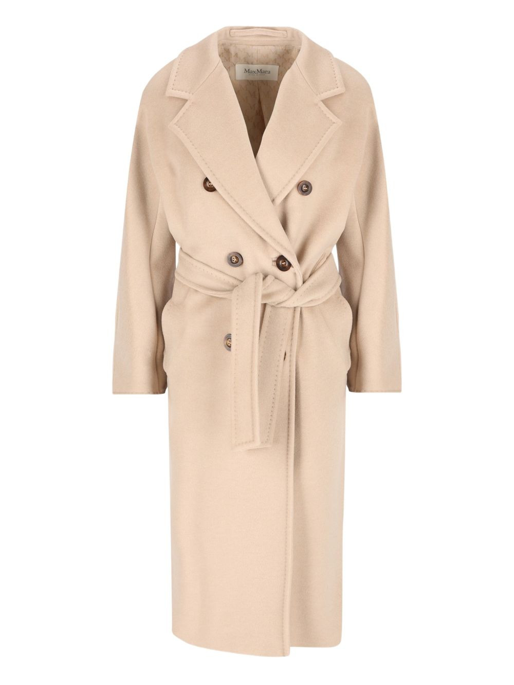 Madame double-breasted belted coat - 1