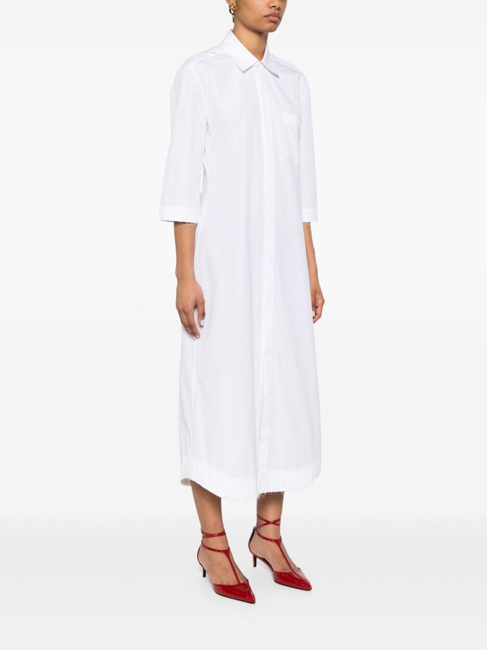 cotton midi dress - 3