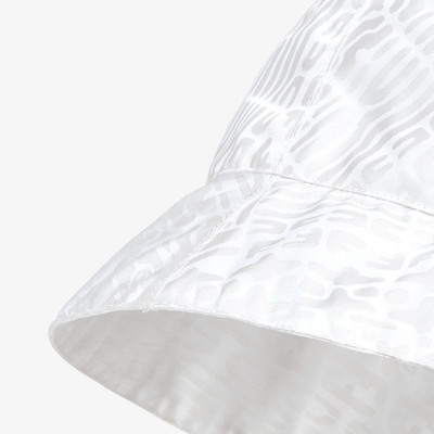 FENDI White tech fabric bucket hat outlook